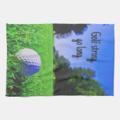 Golf starke, lange Rasen-Golf Geschirrtuch (Horizontal)