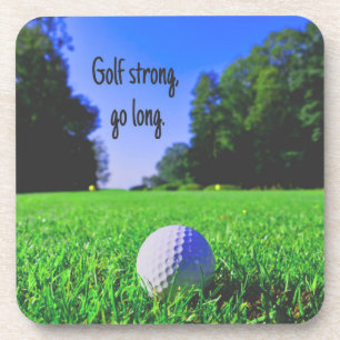 Golf starke, lange Rasen-Golf Getränkeuntersetzer