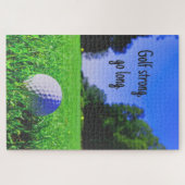Golf starke, lange Rasen-Golf Puzzle (Horizontal)