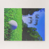 Golf starke, lange Rasen-Golf Puzzle (Horizontal)