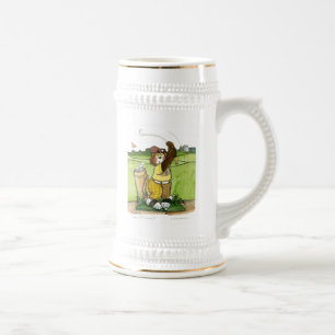 Golf Stein, humorvoll Bierglas