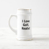Golf Stein, humorvoll Bierglas (Links)