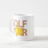 Golf-Stern Kaffeetasse (Vorderseite Links)