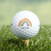 Golf Stolz-Monat Golf Regenbogen-Feier Golfball (Insitu T-Shirt)