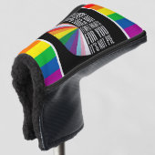 Golf Stolz-Monat Golf Regenbogen-Feier Headcover (3/4 Vorderseite)