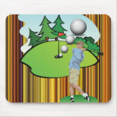 Golf Stripe Maus Pad! Mousepad (Vorne)