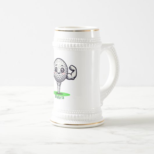Golf Strong Beer Stein | For Men & Women Bierglas (VorderseiteRechts)