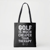 Golf-Sucht Lustiger Golfer Tasche (Vorderseite)