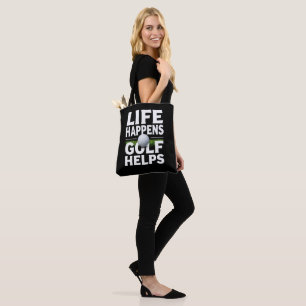 Golf-Sucht Lustiger Golfer Tasche