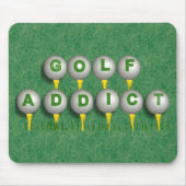 Golf-Süchtiger Mousepad (Vorne)