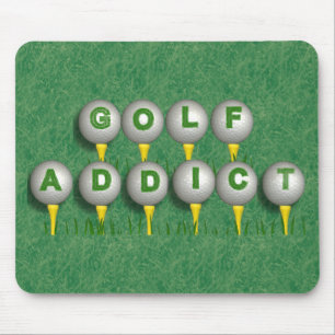 Golf-Süchtiger Mousepad