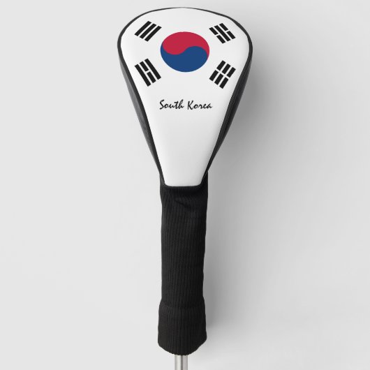 Golf Südkorea / Koreanische Flagge / Golf Clubs Ab Golf Headcover (Vorderseite)