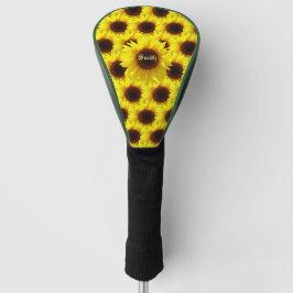 Golf Sunflower Driver Cover Golf Headcover