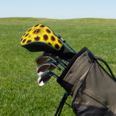 Golf Sunflower Driver Cover Headcover (In SItu)