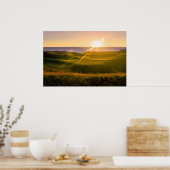Golf Sunset Poster (Küche)