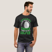 Golf Swearing Bad Person Golfer T-Shirt (Vorne ganz)