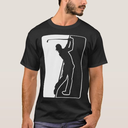 Golf Swing Card Geschenkidee Badminton Shirts (Vorderseite)
