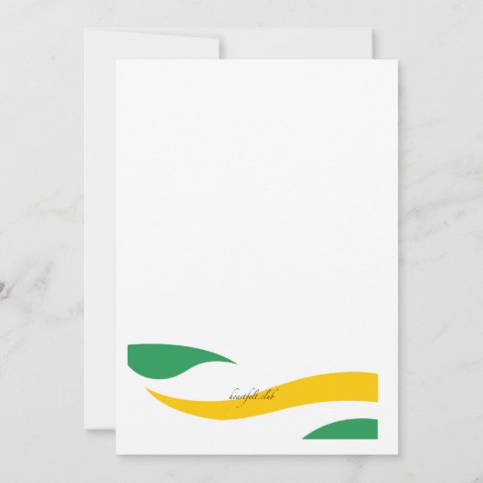 Golf Swing Einladung (Rückseite)