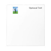 Golf Swing Notizblock (Vorderseite)