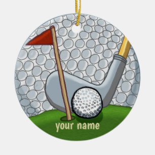 Golf Swing Ornament