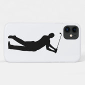 Golf Swing Silhouette Case-Mate iPhone Hülle (Rückseite (Horizontal))