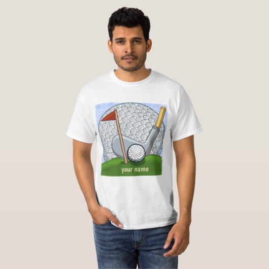 Golf Swing T - Shirt (Vorne ganz)