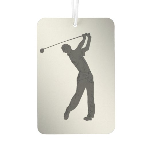 Golf Swinger individuell anpassbar Autolufterfrischer (Rückseite)