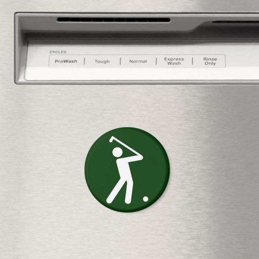 Golf Symbol Magnet (In Situ (Geschirrspüler))