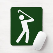 Golf-Symbol Mousepad (Mit Mouse)