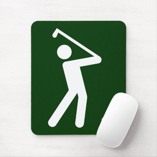 Golf-Symbol Mousepad (Mit Mouse)