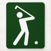 Golf-Symbol Mousepad (Vorne)