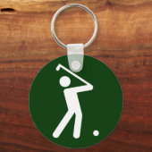 Golf Symbol Schlüsselanhänger (Vorderseite)