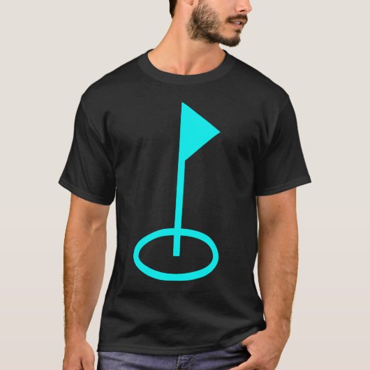 Golf Symbol T-Shirt (Vorderseite)