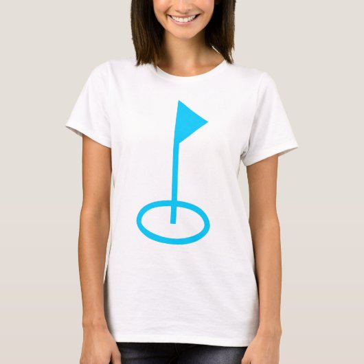 Golf Symbol T-Shirt (Vorderseite)