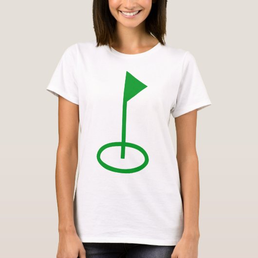 Golf Symbol T-Shirt (Vorderseite)