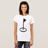 Golf Symbol T-Shirt (Vorne ganz)