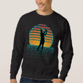 Golf Synthwave Retrowave 70er 80er Style Golf Sweatshirt (Vorderseite)