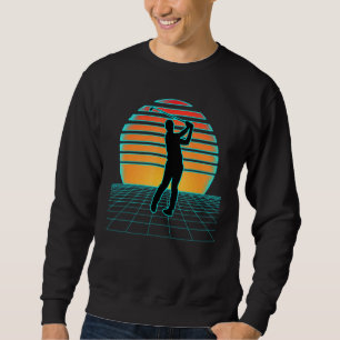Golf Synthwave Retrowave 70er 80er Style Golf Sweatshirt