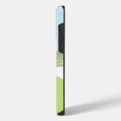 Golf-Szene-Monogramm-Name iPhone Hülle (Linke Seite)