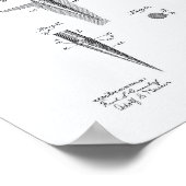 Golf T-Shirt 1899 Patentkunst - Weißbuch Poster (Ecke)