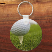 Golf T-Shirt Design Schlüsselanhänger (Vorderseite)