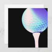 Golf-T-Shirt-Einladung Einladung (Vorne/Hinten)