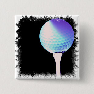 Golf-T-Shirt-Knopf Button