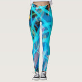 Golf T-Shirt Links hinter Leggings (Vorderseite)