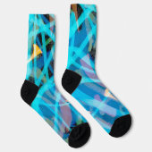 Golf T-Shirt Links Hinter Premium Socken (Rechts)