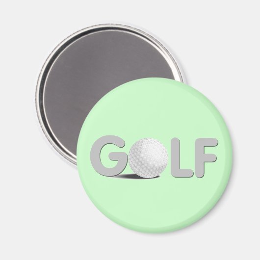 GOLF-T - Shirt und -Geschenke Magnet (Vorderseite/Rückseite)