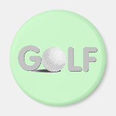 GOLF-T - Shirt und -Geschenke Magnet (Vorne)