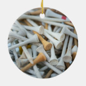 Golf T-Shirts Keramik Ornament (Hinten)