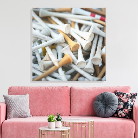 Golf T-Shirts Leinwanddruck (Insitu (Wohnzimmer))