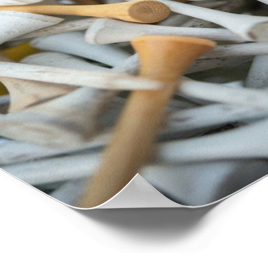 Golf T-Shirts Poster (Ecke)